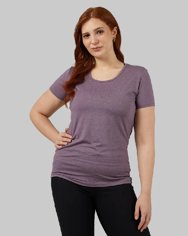 MAUVE CHIFFON HEATHER / XL