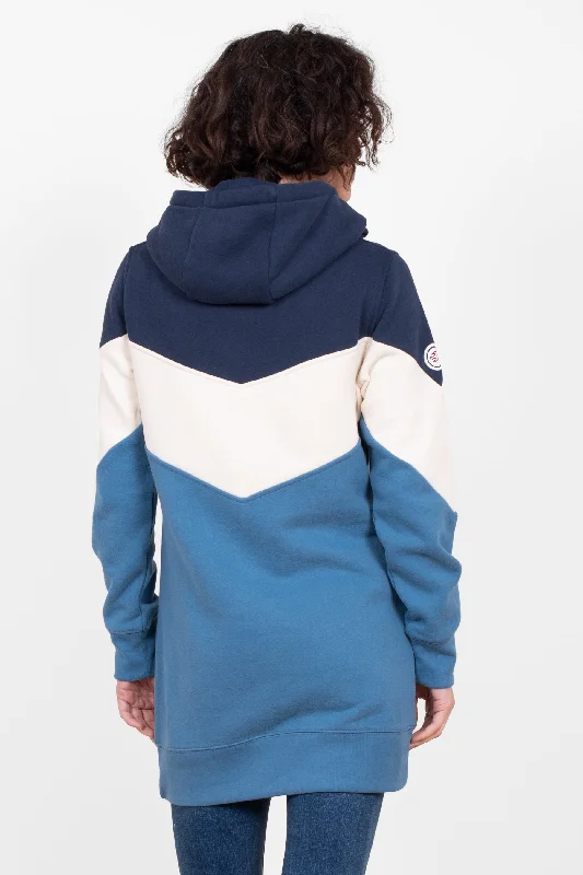 Ziggy Colourblock Longline Hoodie