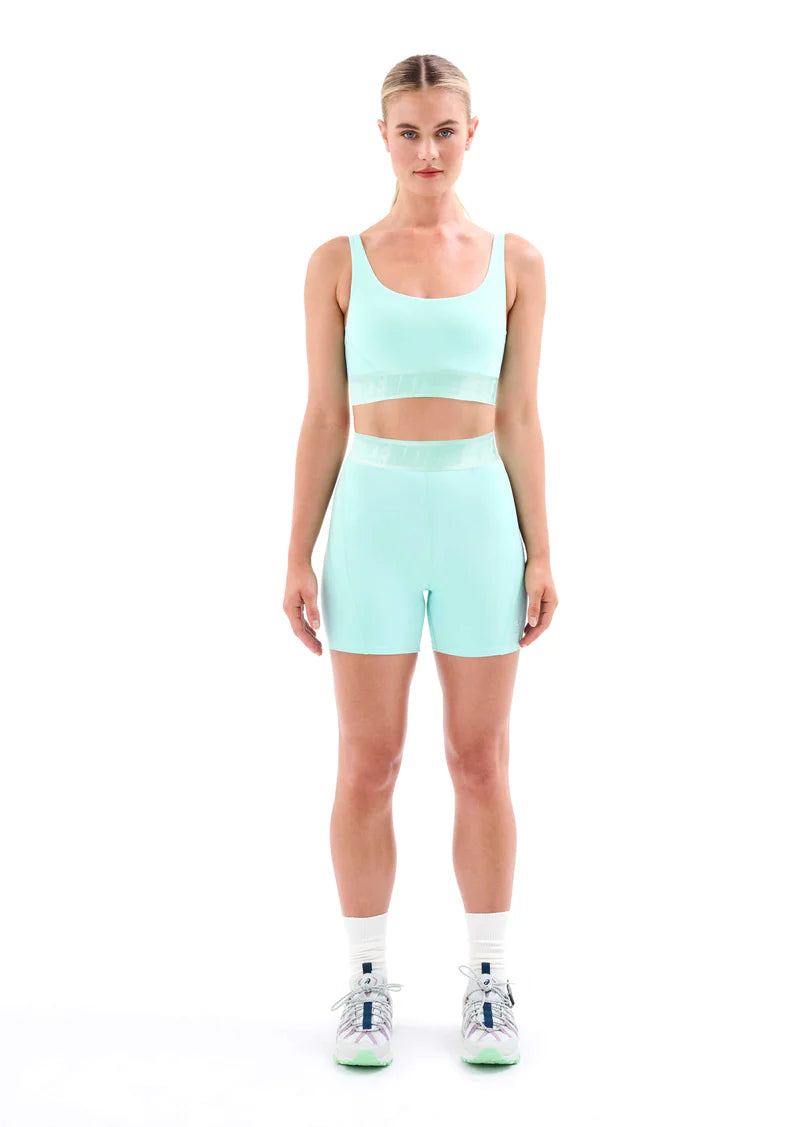 BACKCHECK BIKE SHORT IN AQUA