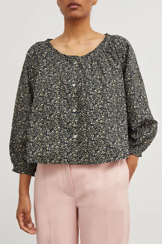 Caroline Shirt Bluebell/Navy