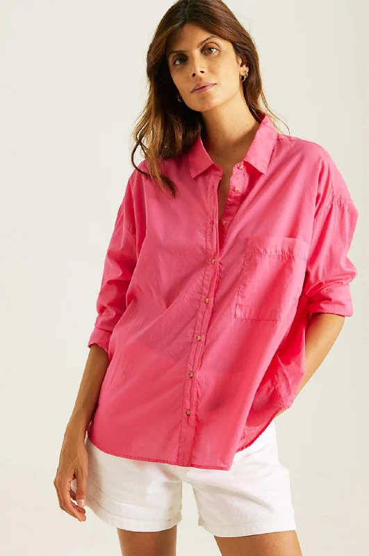 Caroline Shirt Fushia Rose