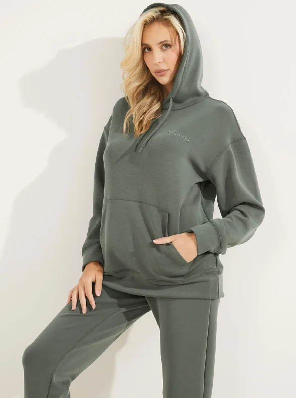 Eco Ash Green Effie Active Hoodie