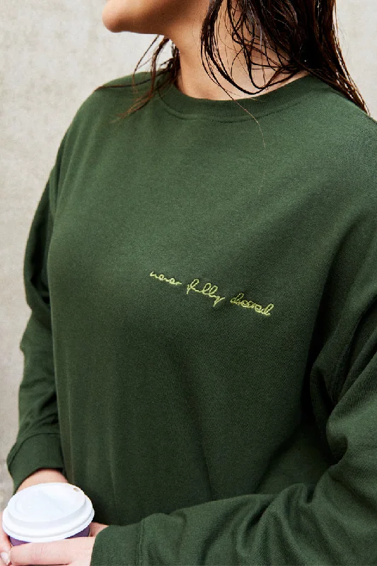 Khaki NFD Sweater