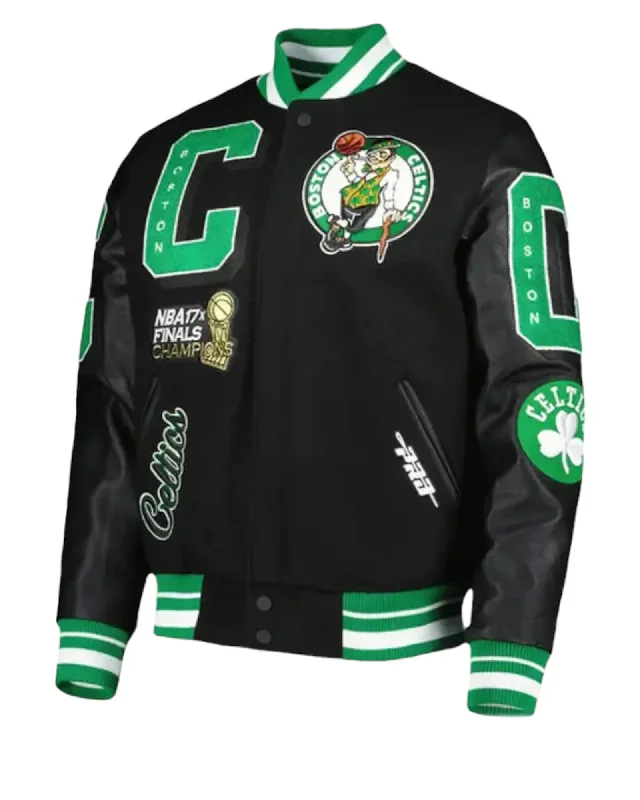 Men Boston Celtics Champions Varsity Jacket