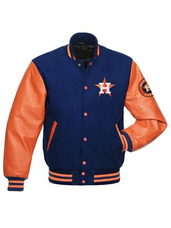 Men Huston Astros Letterman Jacket