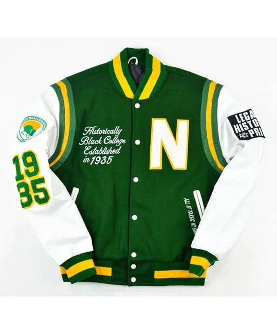 Norfolk State University Motto 2.0 Varsity Jacket