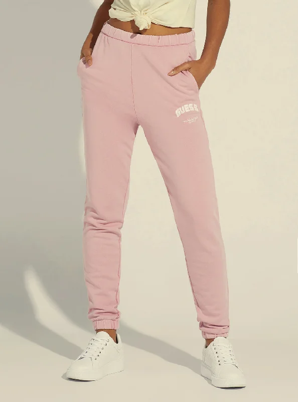 Pink Bryony Active Logo Trackpants