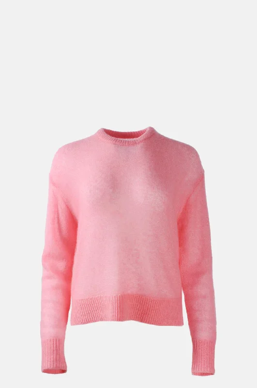 Softest Tissue Weight Sweater India Pink