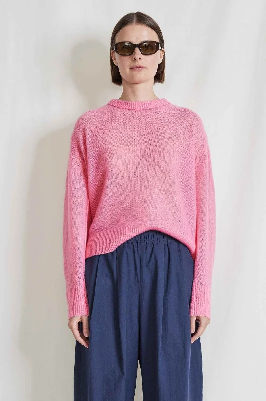 Softest Tissue Weight Sweater India Pink