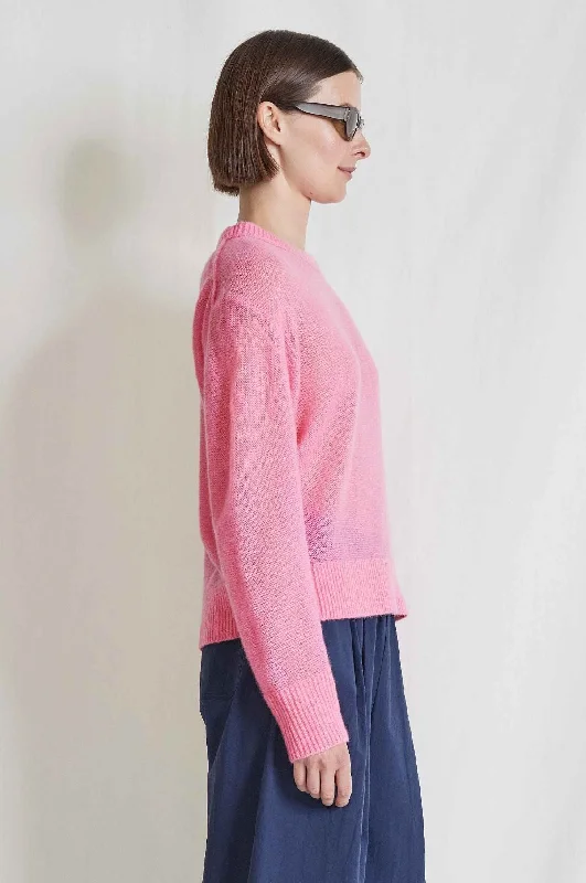 Softest Tissue Weight Sweater India Pink