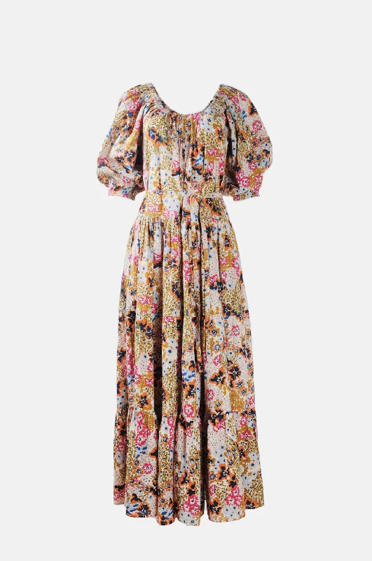 Tilton Tiered Maxi Wildflowers Cream