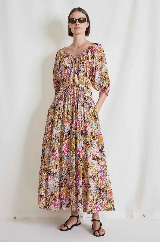 Tilton Tiered Maxi Wildflowers Cream