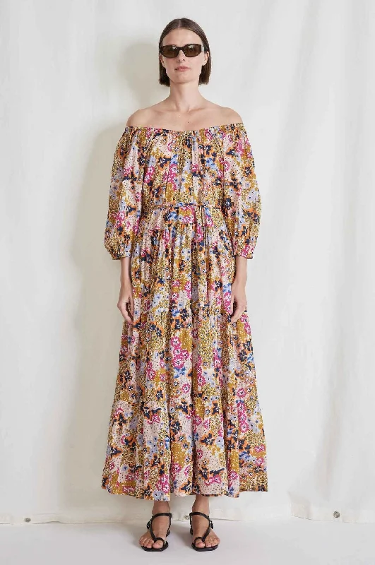 Tilton Tiered Maxi Wildflowers Cream