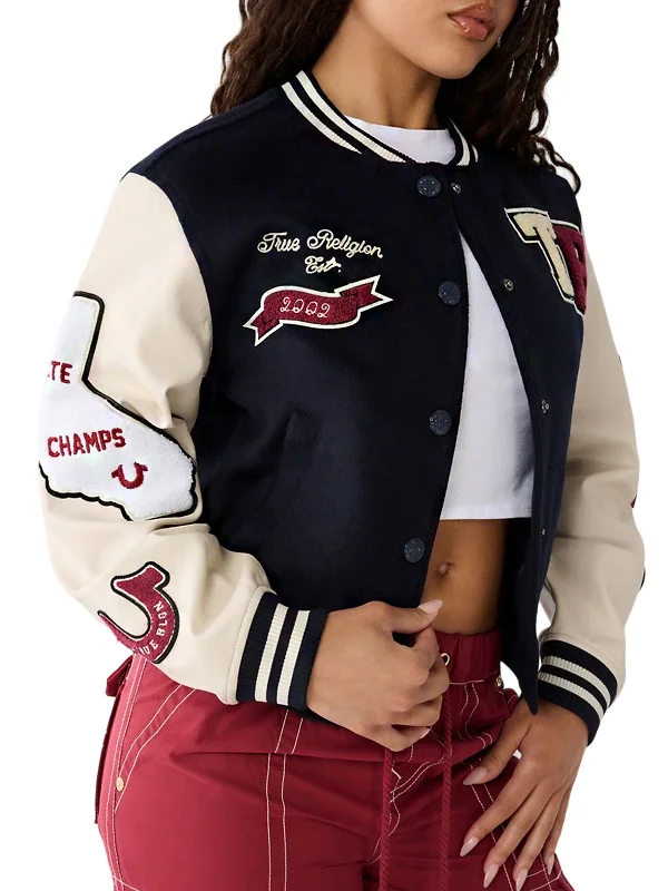 Women True Religion Varsity Jacket