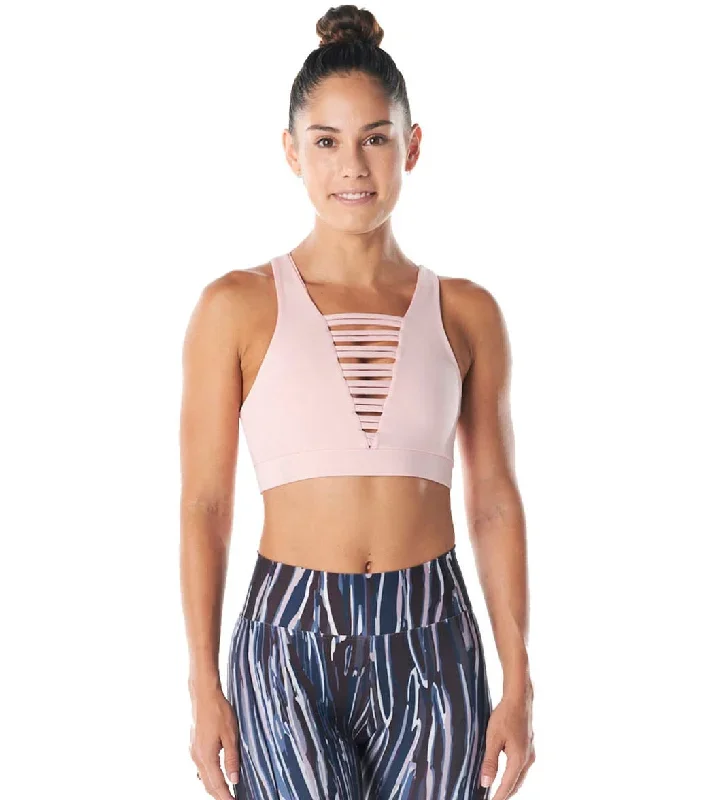 925Fit No Strings Attached Yoga Sports Bra Blush