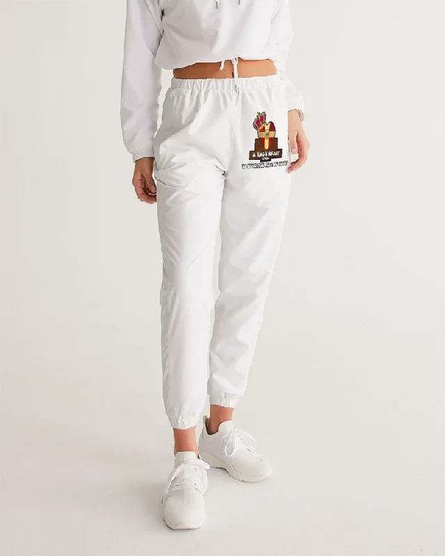 AKH White Women's Track Pants