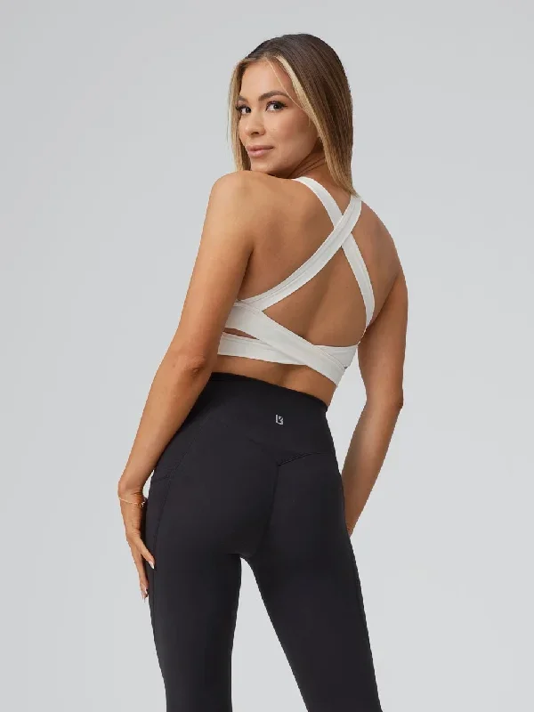 Alpha Sports Bra - Ivory