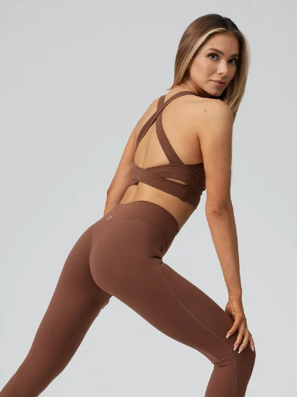 Alpha Sports Bra - Mocha