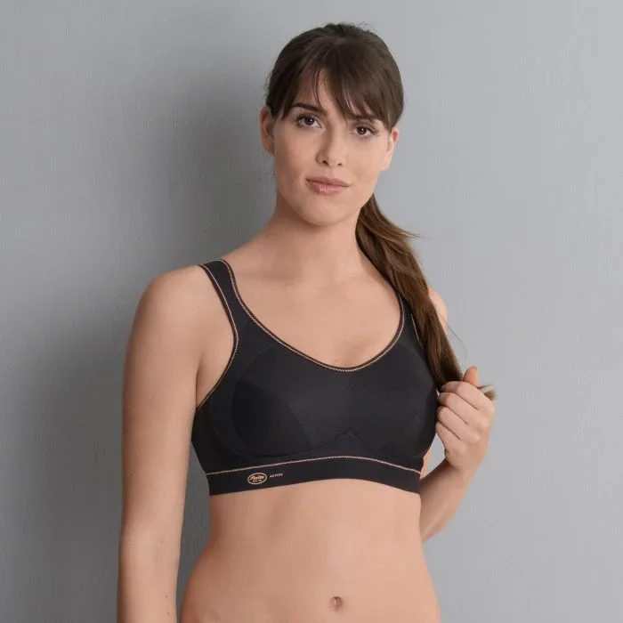 Anita Active Extreme Control Sports Bra - Black Shine