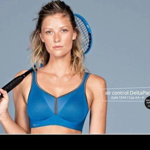 Anita Air Control Sports Bra with Delta Pad 5544 in Atlantic