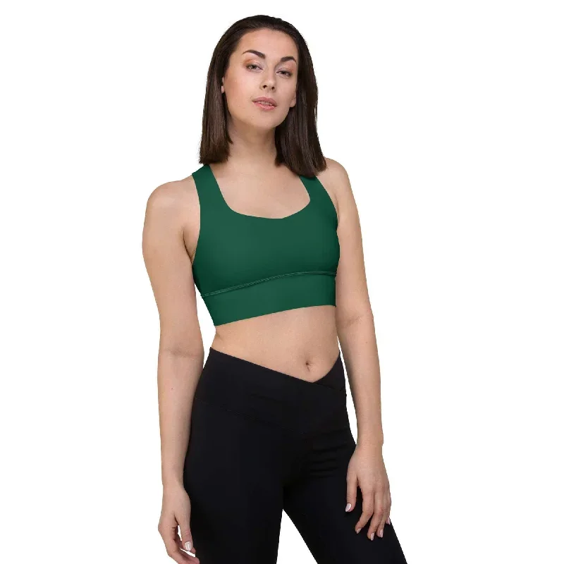 Jain British Green Sports Bra