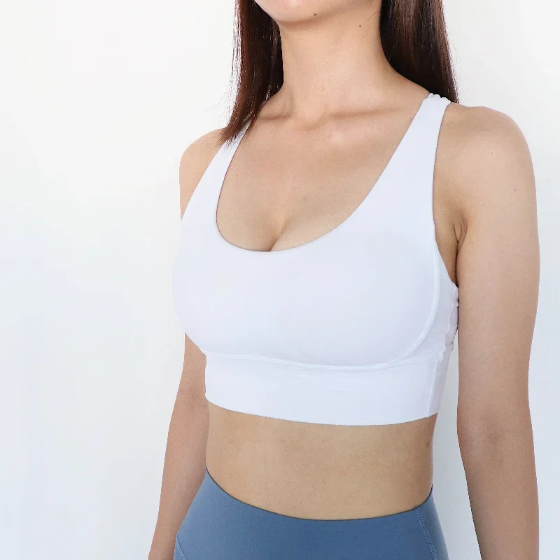 Butter Soft Sports Bra - Off White