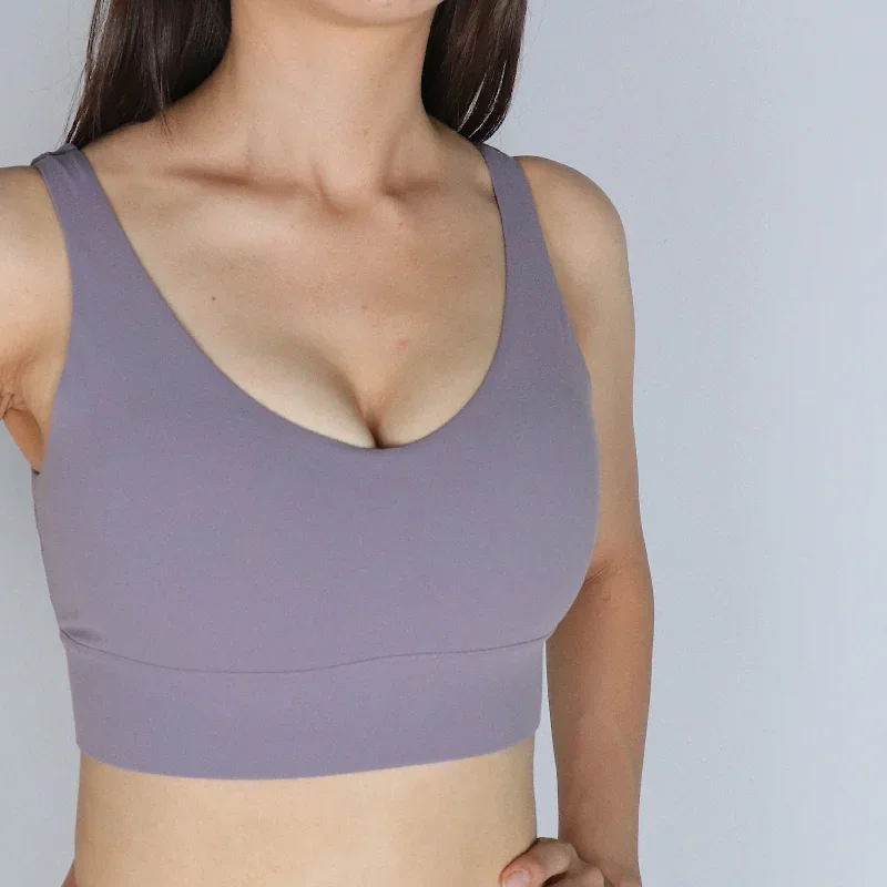 Contour Sports Bra - Smoky Lavender