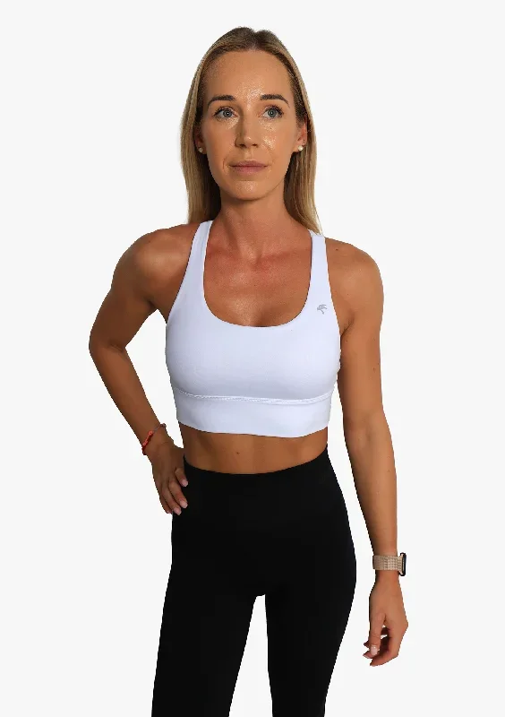 Core Sports Bra - White