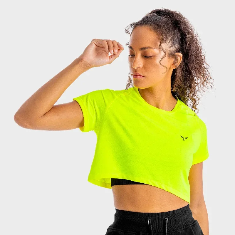 core-crop-tee-neon