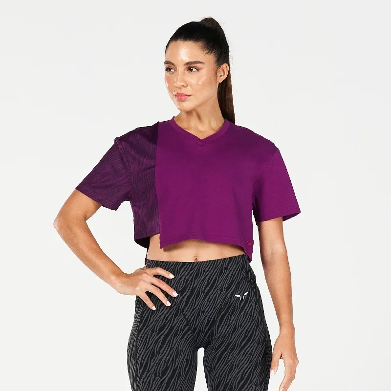 core-wild-print-boxy-tee-dark-purple