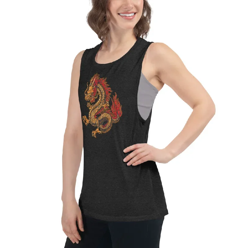 Dragon Fire Ladies’ Muscle Tank