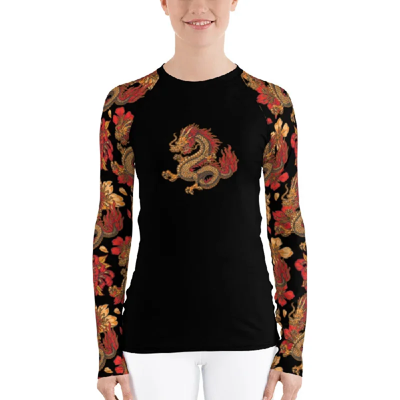 Dragon Fire Ladies Rash Guard