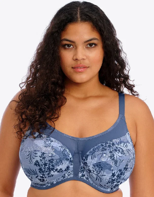 Elomi Energise Sports Bra Vintage Denim Print