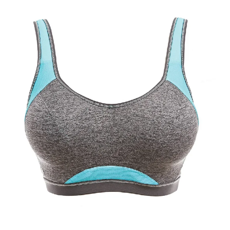 Epic Underwire Crop Top Sports Bra with Moulded Inner