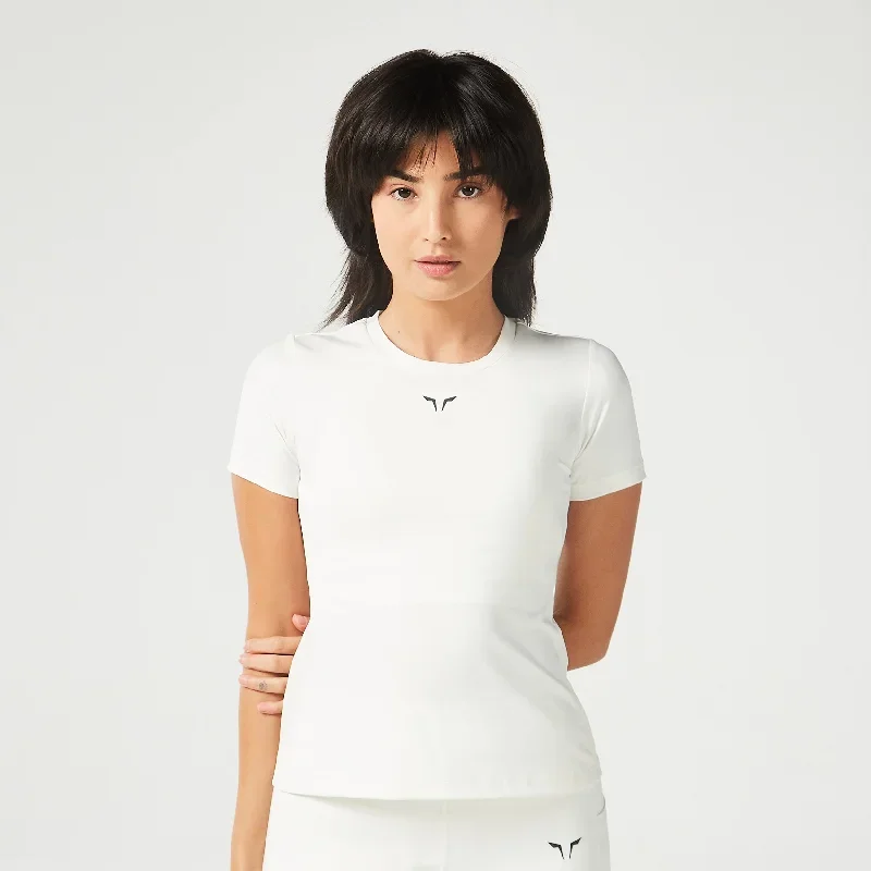 Essential Body Fit Tee - Pearl White