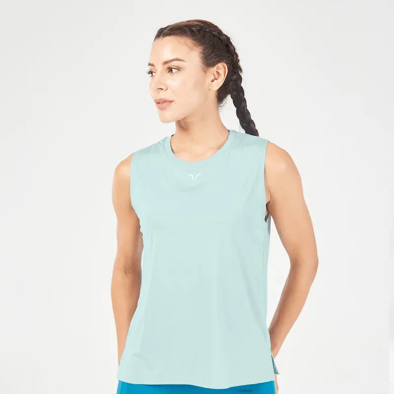 Essential Crew Tank - Grey Mist