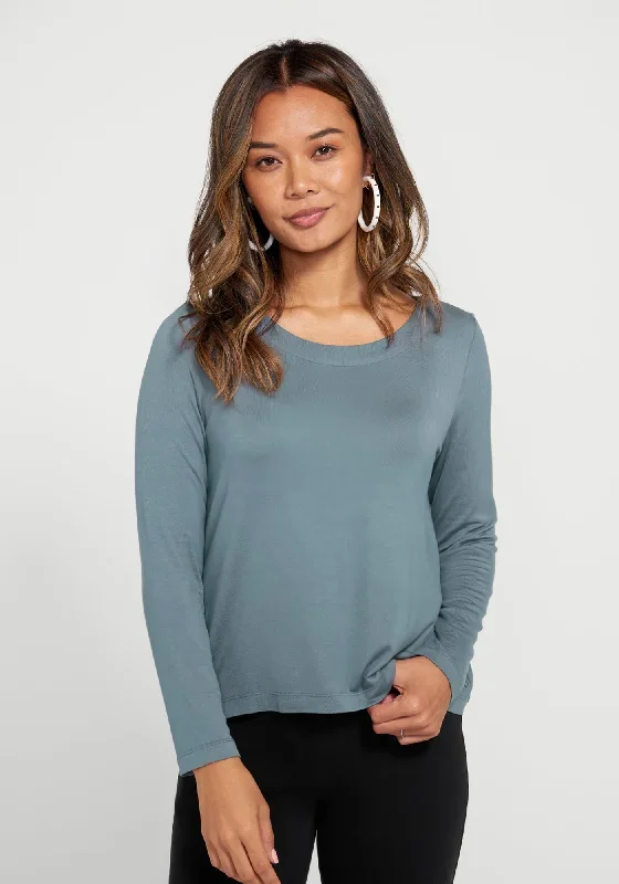 Essential Scoop Long Sleeve (Blue Haze)