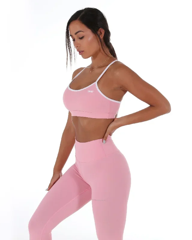 Elite Sports Bra - Pastel Pink