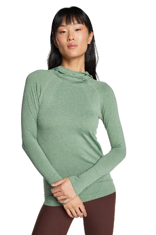 FlexBlend Hooded Seamless Performance Top