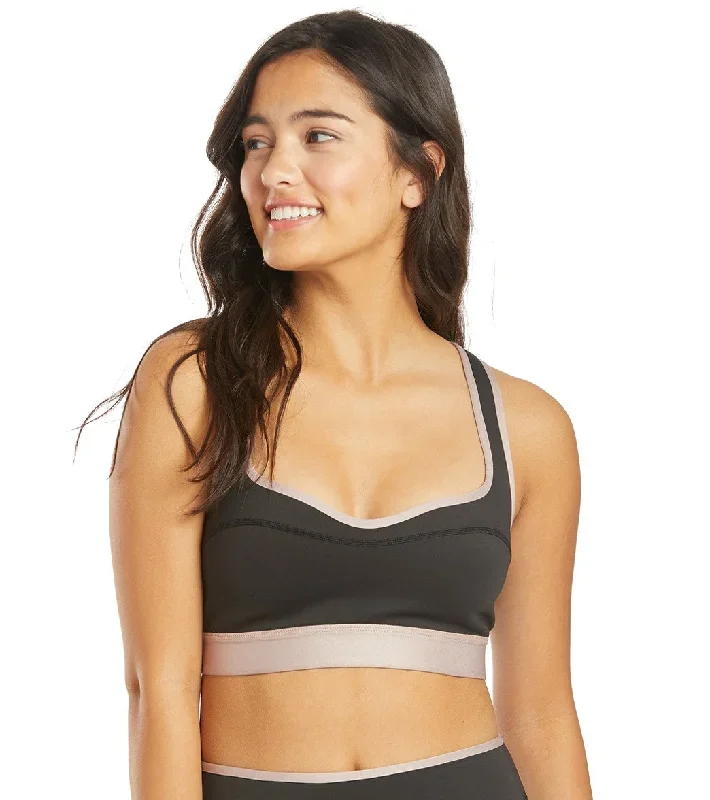 Free People Movement Step Up Yoga Sports Bra Black