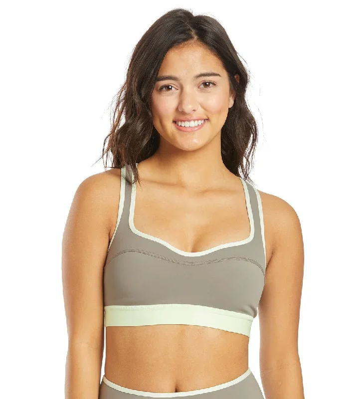 Free People Movement Step Up Yoga Sports Bra Grey