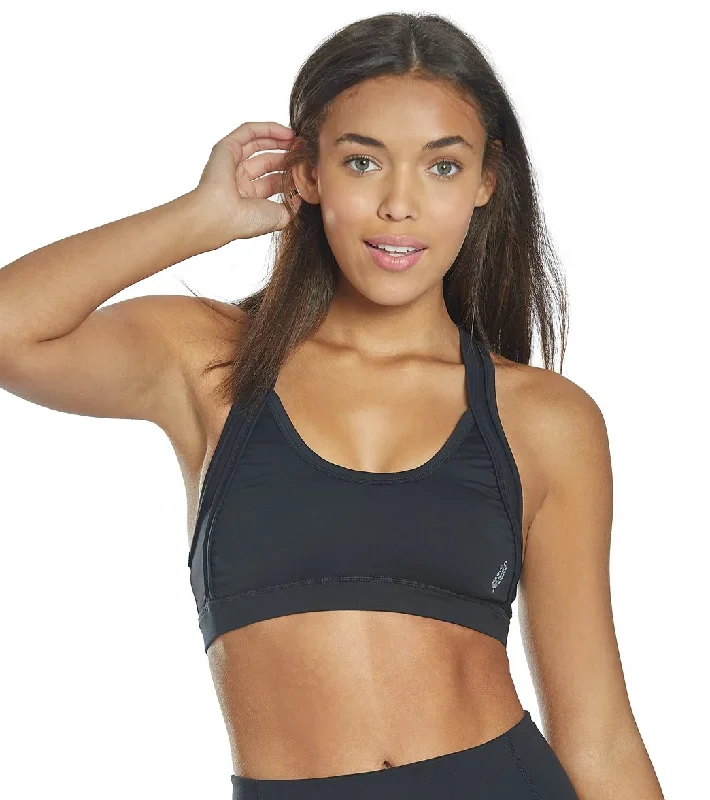 Free People Out of Your League Yoga Sports Bra Black