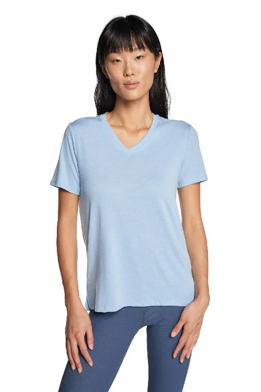 Free Spirit V-Neck Short Sleeve Top