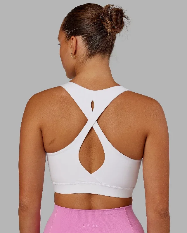 Fusion Sports Bra - White