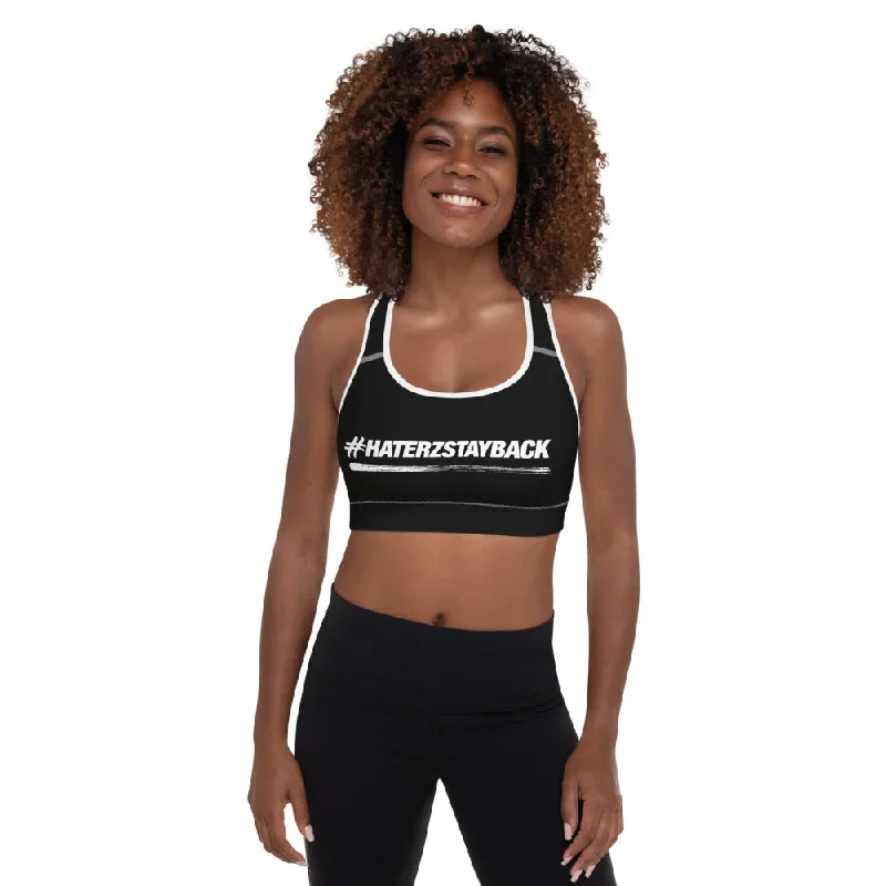 #HaterzStayBack Sports Bra (Black)