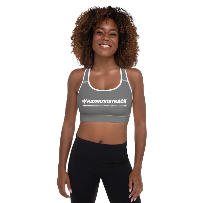 #HaterzStayBack Sports Bra (Grey)