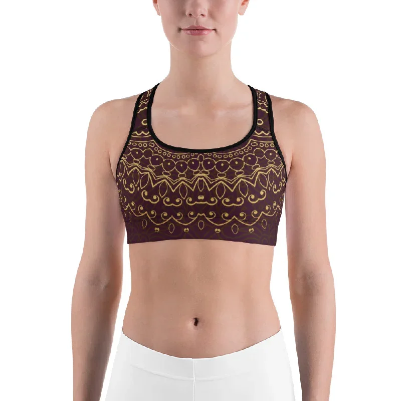 Henna Tattoo Sports bra