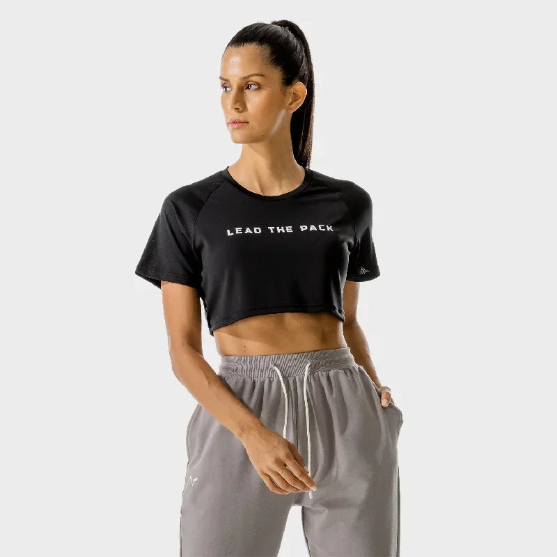 LAB360° Crop Tee - Black