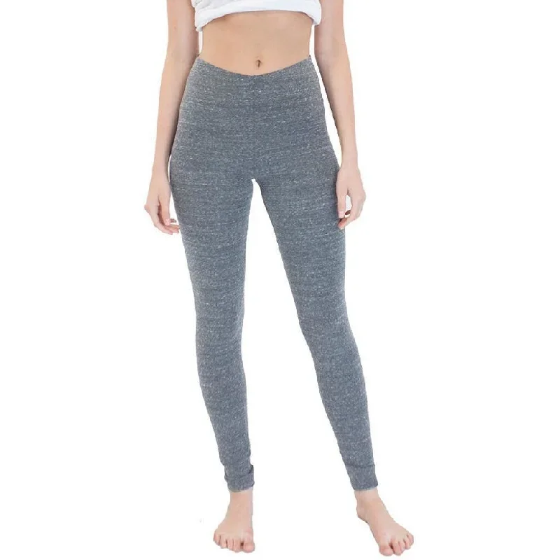 Ladies Eco Triblend Spandex Yoga Leggings - Made in USA