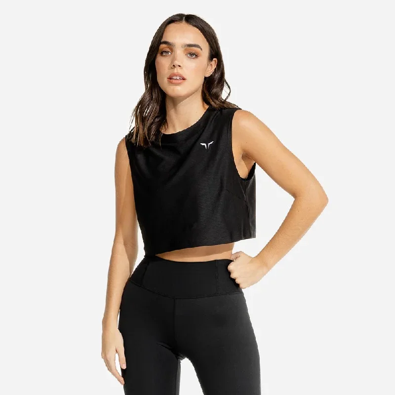 Limitless Crop Top - Black